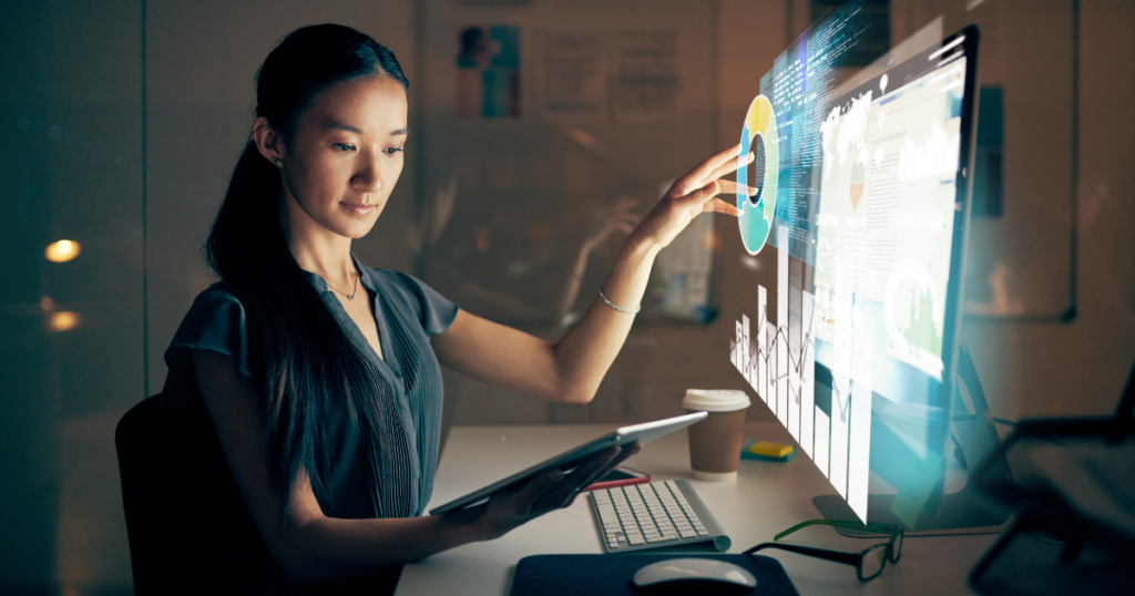 service supply chain planner analyzing data