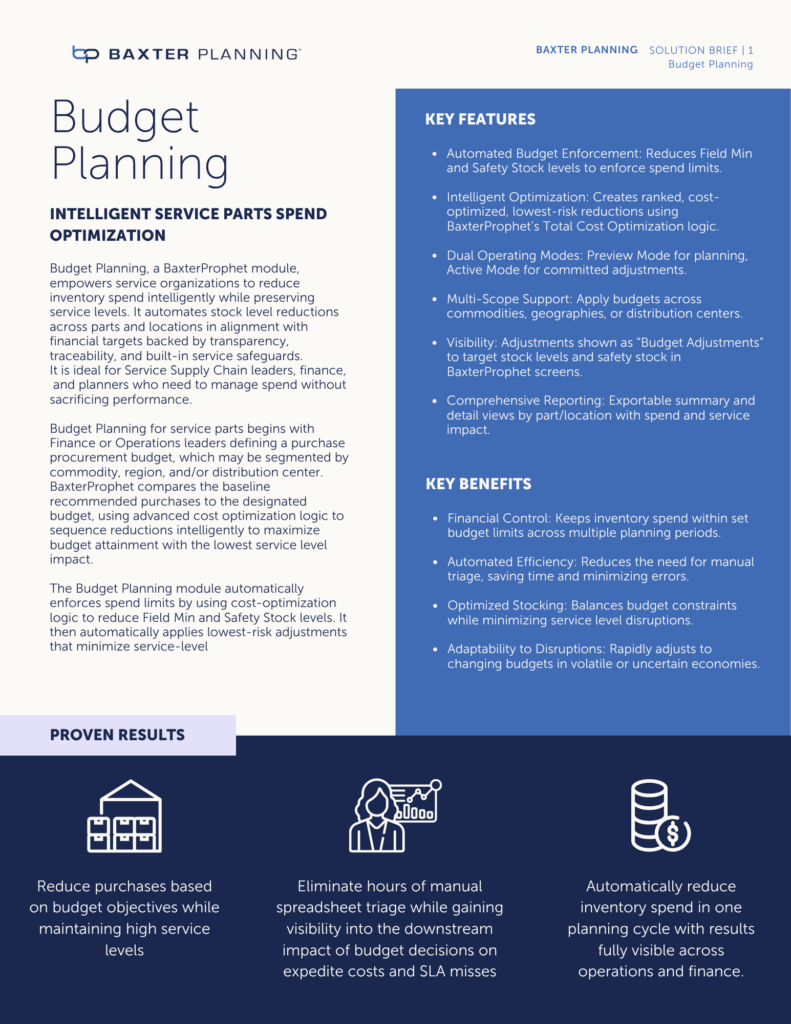 Budget Planning_Solution Brief